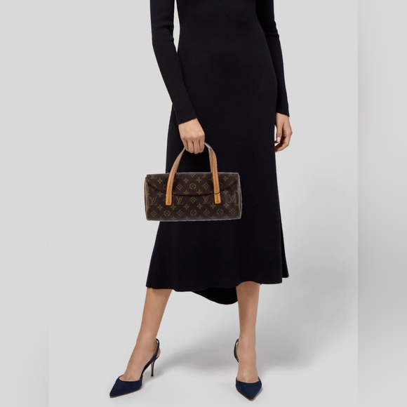 Authentic Louis Vuitton Sonatine Shoulder Bag Monogram Canvas - Picture 5 of 14